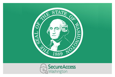 Secure Access Washington logo with Washington State seal